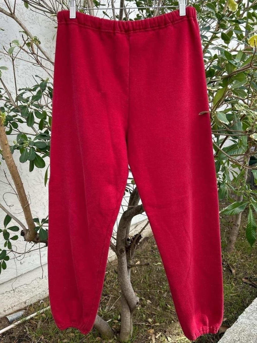 Vintage 1990s Russell Athletic Red Sweatpants Made in USA L 30x31